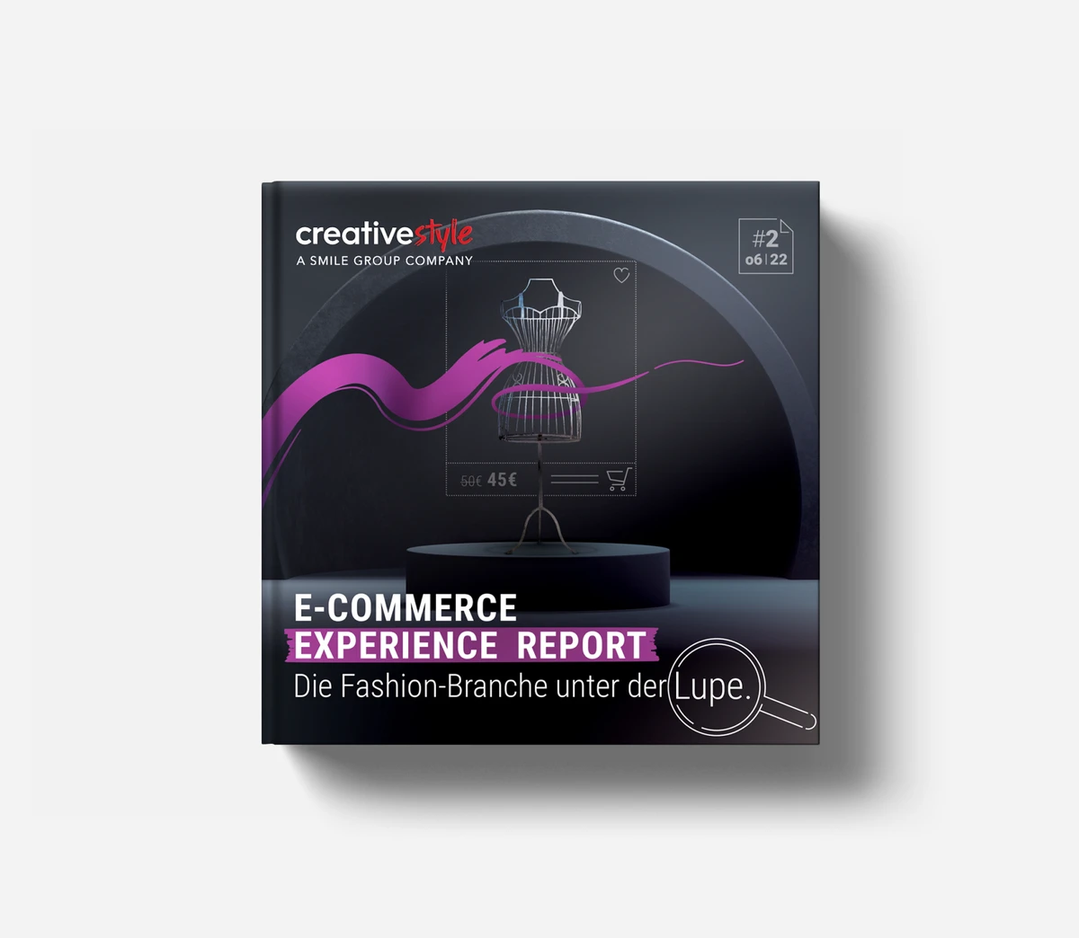 Cover of the E-Commerce Experience Report analyzing the fashion industry