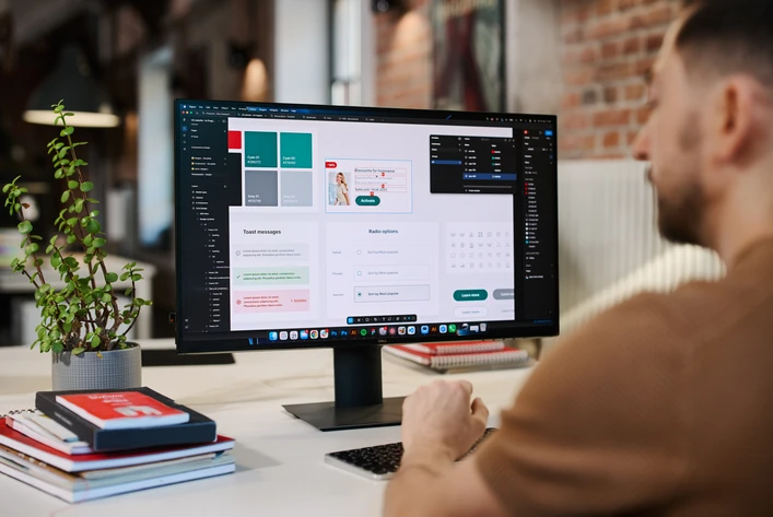 Editing career website content in content management system