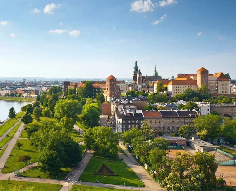 View of Cracow city