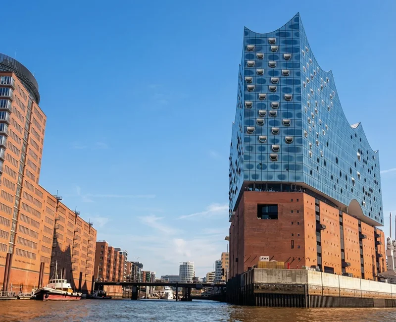 View of Hamburg city