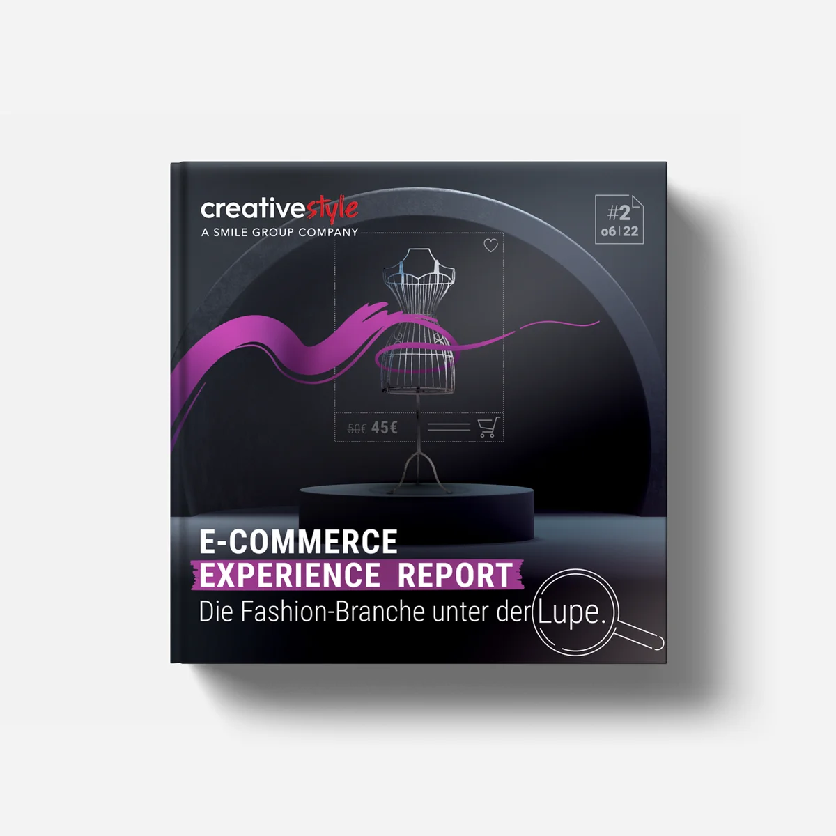 Cover of the E-Commerce Experience Report analyzing the fashion industry