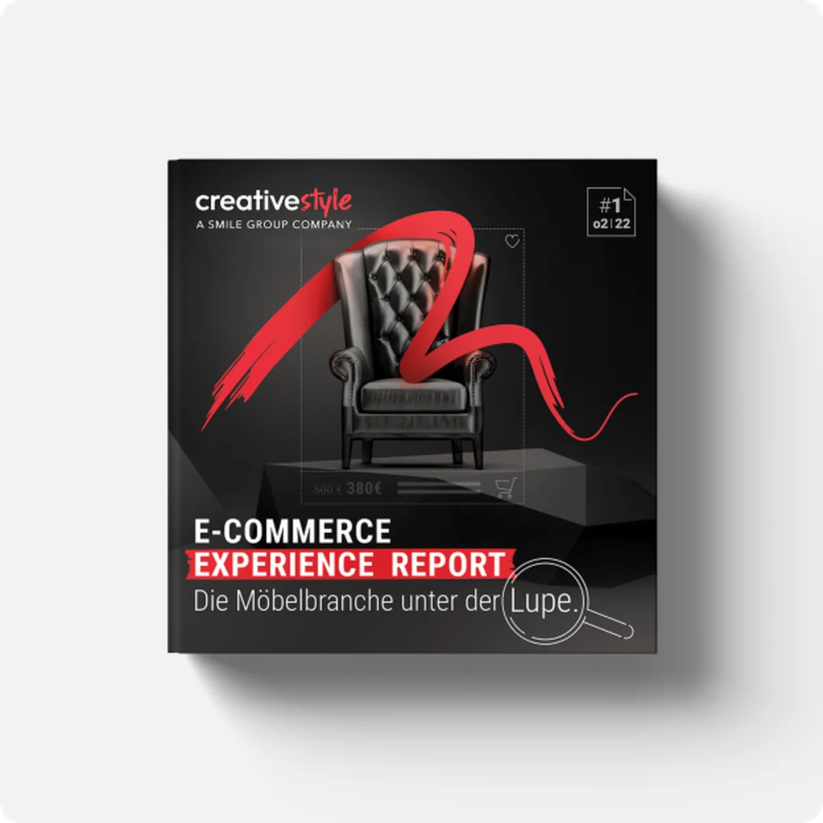 Cover of the E-Commerce Experience Report on the furniture industry