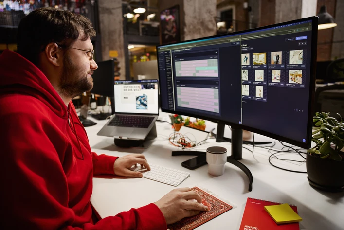 Optimised job application flow displayed on desktop interface
