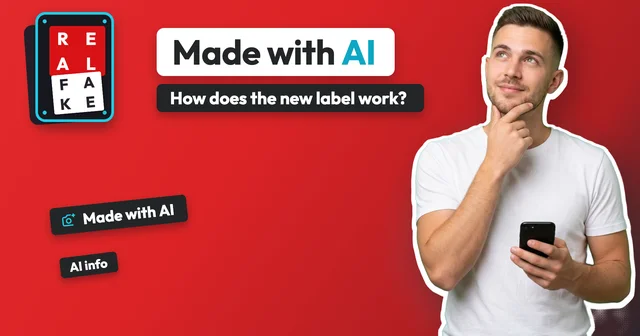 EU AI Act illustration: online shop with a labelled AI chatbot and AI image