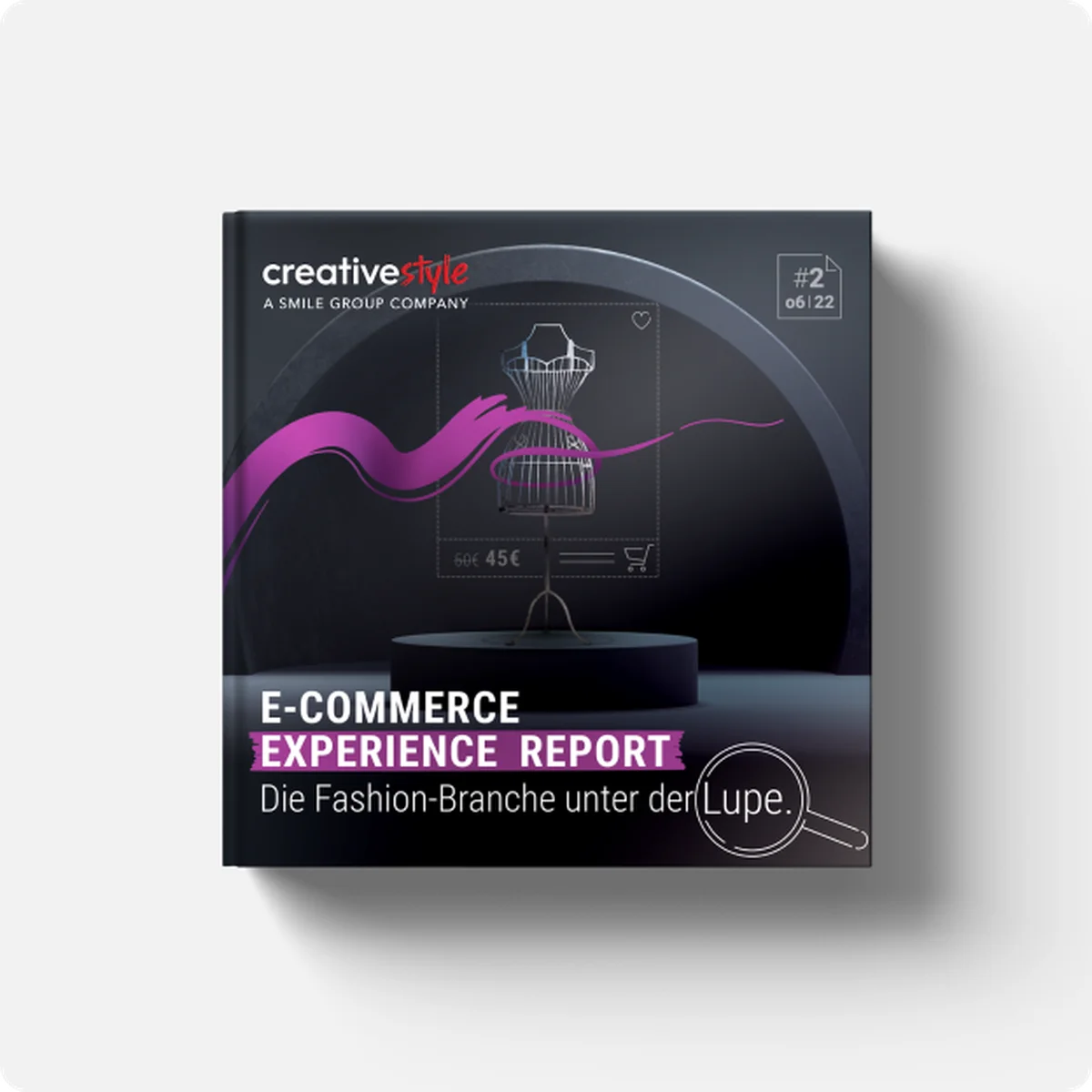 Cover of the E-Commerce Experience Report analyzing the fashion industry